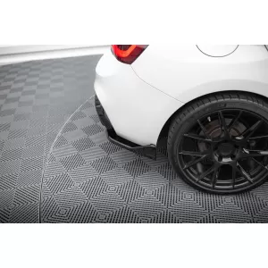 Maxton Design version 2 spoiler set suitable for side skirts, front, rear bumper and trunk of BMW M140i F20 2015-2019, Gloss Black-image-6347902