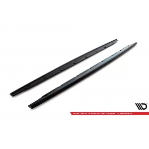 Maxton Design version 1 spoiler set suitable for side skirts, front, rear bumper and trunk of BMW 1 M-Pack F70 after 2024, Gloss Black-image-6347907