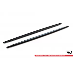 Maxton Design version 1 spoiler set suitable for side skirts, front, rear bumper and trunk of BMW 1 M-Pack F70 after 2024, Gloss Black-image-6347908