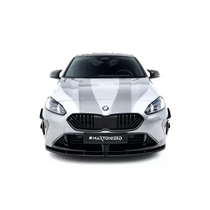 Maxton Design version 1 spoiler set suitable for side skirts, front, rear bumper and trunk of BMW 1 M-Pack F70 after 2024, Gloss Black-image-6347917
