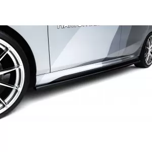 Maxton Design version 1 spoiler set suitable for side skirts, front, rear bumper and trunk of BMW 1 M-Pack F70 after 2024, Gloss Black-image-6347923