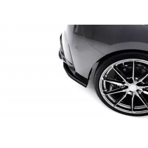 Maxton Design version 1 spoiler set suitable for side skirts, front, rear bumper and trunk of BMW 1 M-Pack F70 after 2024, Gloss Black-image-6347928