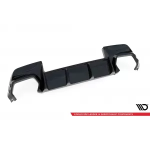 Maxton Design version 2 spoiler set suitable for side skirts, front, rear bumper and trunk of BMW 1 M-Pack F70 after 2024, Gloss Black-image-6347937