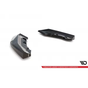 Maxton Design version 2 spoiler set suitable for side skirts, front, rear bumper and trunk of BMW 1 M-Pack F70 after 2024, Gloss Black-image-6347939