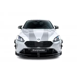 Maxton Design version 2 spoiler set suitable for side skirts, front, rear bumper and trunk of BMW 1 M-Pack F70 after 2024, Gloss Black-image-6347945