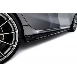 Maxton Design version 2 spoiler set suitable for side skirts, front, rear bumper and trunk of BMW 1 M-Pack F70 after 2024, Gloss Black-image-6347952
