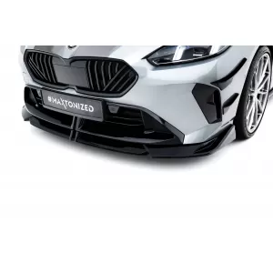 Maxton Design version 2 spoiler set suitable for side skirts, front, rear bumper and trunk of BMW 1 M-Pack F70 after 2024, Gloss Black-image-6347953