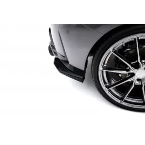 Maxton Design version 2 spoiler set suitable for side skirts, front, rear bumper and trunk of BMW 1 M-Pack F70 after 2024, Gloss Black-image-6347958