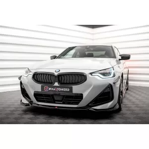 Maxton Design spoiler set suitable for side skirts, front, rear bumper and trunk of BMW 2 Coupe M420i G42 after 2021, Gloss Black-image-6347967
