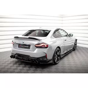 Maxton Design spoiler set suitable for side skirts, front, rear bumper and trunk of BMW 2 Coupe M420i G42 after 2021, Gloss Black-image-6347971