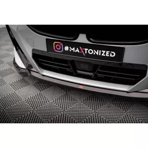 Maxton Design spoiler set suitable for side skirts, front, rear bumper and trunk of BMW 2 Coupe M420i G42 after 2021, Gloss Black-image-6347972