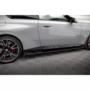 Maxton Design spoiler set suitable for side skirts, front, rear bumper and trunk of BMW 2 Coupe M420i G42 after 2021, Gloss Black-image-6347974