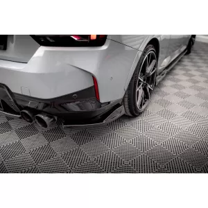 Maxton Design spoiler set suitable for side skirts, front, rear bumper and trunk of BMW 2 Coupe M420i G42 after 2021, Gloss Black-image-6347977