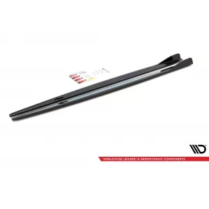 Maxton Design version 2 spoiler set suitable for side skirts, front, rear bumper and trunk of BMW 2 Gran Coupe M-Pack F44 2019-2024, Gloss Black-image-6347988