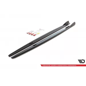 Maxton Design version 2 spoiler set suitable for side skirts, front, rear bumper and trunk of BMW 2 Gran Coupe M-Pack F44 2019-2024, Gloss Black-image-6347989