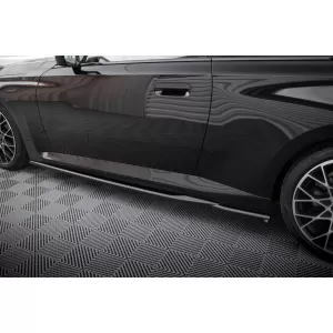 Maxton Design version 1 spoiler set suitable for side skirts, front, rear bumper and trunk of BMW 2 Coupe G42 after 2021, Gloss Black-image-6348018