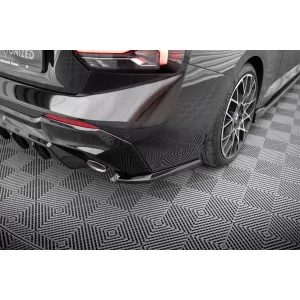 Maxton Design version 1 spoiler set suitable for side skirts, front, rear bumper and trunk of BMW 2 Coupe G42 after 2021, Gloss Black-image-6348021