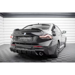 Maxton Design version 2 spoiler set suitable for side skirts, front, rear bumper and trunk of BMW 2 Coupe G42 after 2021, Gloss Black-image-6348041