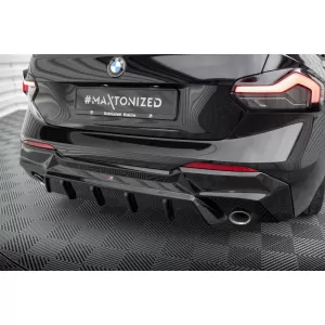 Maxton Design version 2 spoiler set suitable for side skirts, front, rear bumper and trunk of BMW 2 Coupe G42 after 2021, Gloss Black-image-6348045
