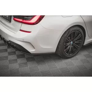 Maxton Design spoiler set suitable for side skirts, front, rear bumper and trunk of BMW 3 M-Pack Touring G21 2018-2022, Gloss Black-image-6348062