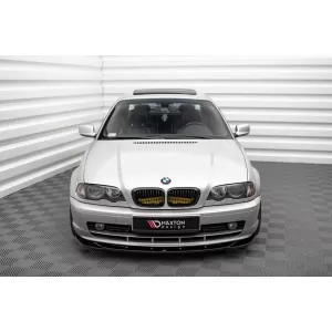 Maxton Design spoiler set suitable for side skirts, front, rear bumper and trunk of BMW 3 Coupe E46 1998-2003, Gloss Black-image-6348068
