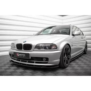 Maxton Design spoiler set suitable for side skirts, front, rear bumper and trunk of BMW 3 Coupe E46 1998-2003, Gloss Black-image-6348069