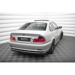 Maxton Design spoiler set suitable for side skirts, front, rear bumper and trunk of BMW 3 Coupe E46 1998-2003, Gloss Black-image-6348072
