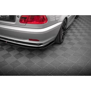 Maxton Design spoiler set suitable for side skirts, front, rear bumper and trunk of BMW 3 Coupe E46 1998-2003, Gloss Black-image-6348077