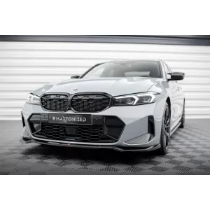 Maxton Design spoiler set suitable for side skirts, front, rear bumper and trunk of BMW M340i Sedan G20 after 2022, Gloss Black-image-6348086