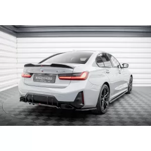 Maxton Design spoiler set suitable for side skirts, front, rear bumper and trunk of BMW M340i Sedan G20 after 2022, Gloss Black-image-6348088