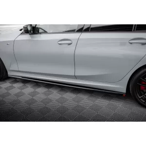 Maxton Design spoiler set suitable for side skirts, front, rear bumper and trunk of BMW M340i Sedan G20 after 2022, Gloss Black-image-6348090