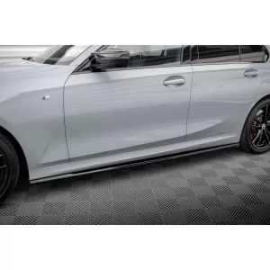 Maxton Design spoiler set suitable for side skirts, front, rear bumper and trunk of BMW M340i Sedan G20 after 2022, Gloss Black-image-6348091