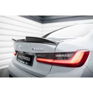 Maxton Design spoiler set suitable for side skirts, front, rear bumper and trunk of BMW M340i Sedan G20 after 2022, Gloss Black-image-6348096