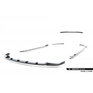 Maxton Design spoiler set suitable for side skirts, front, rear bumper and trunk of BMW M3 Sedan G80 after 2021, Gloss Black-image-6348100