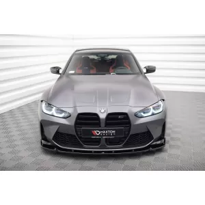 Maxton Design spoiler set suitable for side skirts, front, rear bumper and trunk of BMW M3 Sedan G80 after 2021, Gloss Black-image-6348102