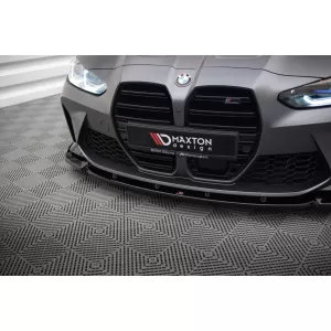 Maxton Design spoiler set suitable for side skirts, front, rear bumper and trunk of BMW M3 Sedan G80 after 2021, Gloss Black-image-6348107