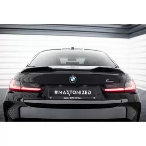 Maxton Design spoiler set suitable for side skirts, front, rear bumper and trunk of BMW M3 Sedan G80 after 2021, Gloss Black-image-6348111