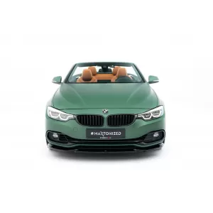 Maxton Design spoiler set suitable for side skirts, front, rear bumper and trunk of BMW 4 Cabrio F33 2014-2020, Gloss Black-image-6348125