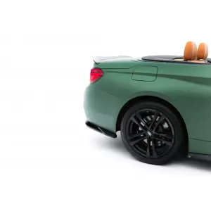 Maxton Design spoiler set suitable for side skirts, front, rear bumper and trunk of BMW 4 Cabrio F33 2014-2020, Gloss Black-image-6348135