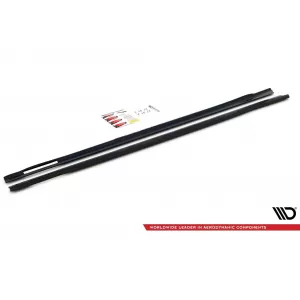 Maxton Design spoiler set suitable for side skirts, front, rear bumper and trunk of BMW M440i Coupe G22 after 2020, Gloss Black-image-6348141