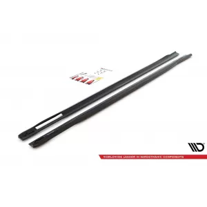 Maxton Design spoiler set suitable for side skirts, front, rear bumper and trunk of BMW M440i Coupe G22 after 2020, Gloss Black-image-6348142