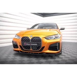 Maxton Design spoiler set suitable for side skirts, front, rear bumper and trunk of BMW M440i Coupe G22 after 2020, Gloss Black-image-6348151