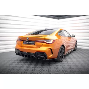 Maxton Design spoiler set suitable for side skirts, front, rear bumper and trunk of BMW M440i Coupe G22 after 2020, Gloss Black-image-6348152