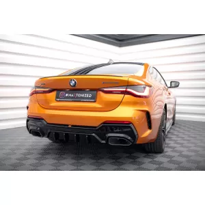 Maxton Design spoiler set suitable for side skirts, front, rear bumper and trunk of BMW M440i Coupe G22 after 2020, Gloss Black-image-6348153
