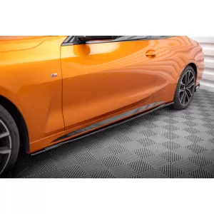 Maxton Design spoiler set suitable for side skirts, front, rear bumper and trunk of BMW M440i Coupe G22 after 2020, Gloss Black-image-6348154