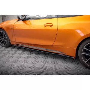 Maxton Design spoiler set suitable for side skirts, front, rear bumper and trunk of BMW M440i Coupe G22 after 2020, Gloss Black-image-6348155