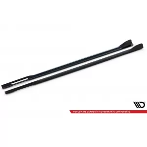 Maxton Design spoiler set suitable for side skirts, front, rear bumper and trunk of BMW 4 M-Pack Coupe G22 after 2020, Gloss Black-image-6348167