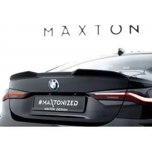 Maxton Design spoiler set suitable for side skirts, front, rear bumper and trunk of BMW 4 M-Pack Coupe G22 after 2020, Gloss Black-image-6348189
