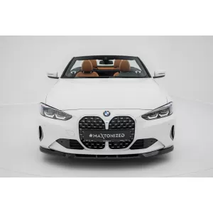 Maxton Design spoiler set suitable for side skirts, front, rear bumper and trunk of BMW 4 Coupe G22 and Cabrio G23 after 2020, Gloss Black-image-6348203