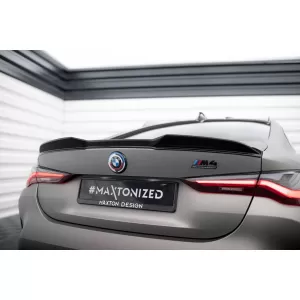 Maxton Design spoiler set suitable for side skirts, front, rear bumper and trunk of BMW M4 Coupe G82 after 2021, Gloss Black-image-6348228
